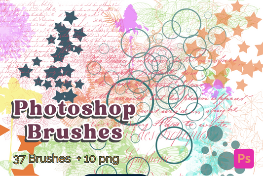 Fun Shapes Photoshop Brush Kit