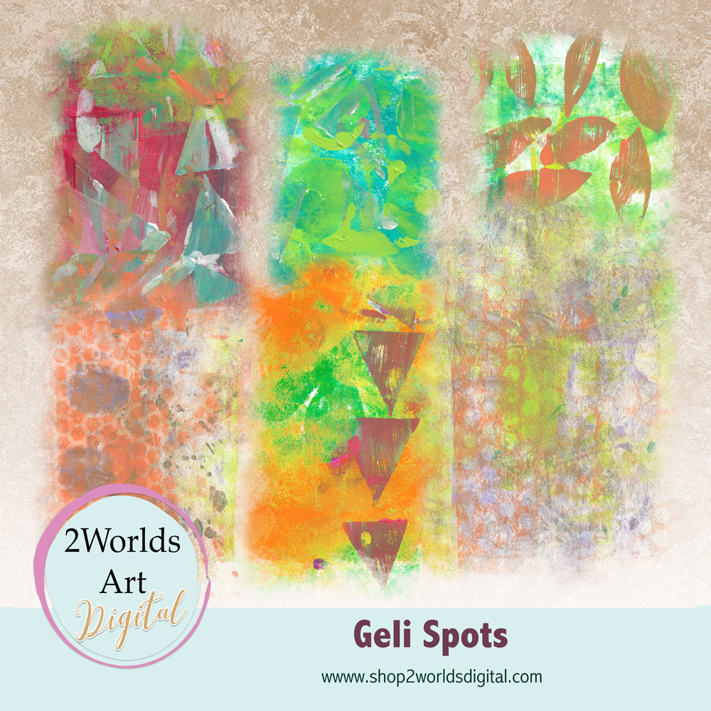 Gelli Print Digital Mixed Media Kit