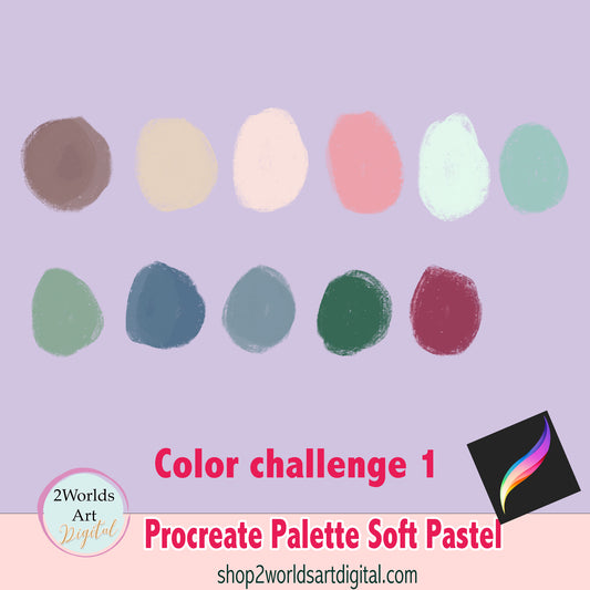 Free Procreate Color Palette - Color Challenge 1