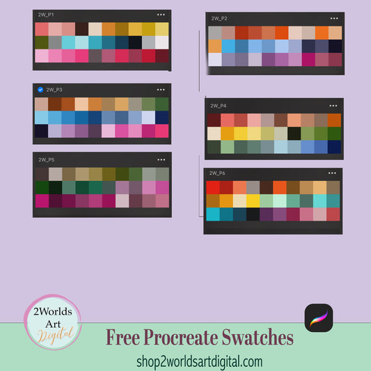 FREE Procreate Swatches