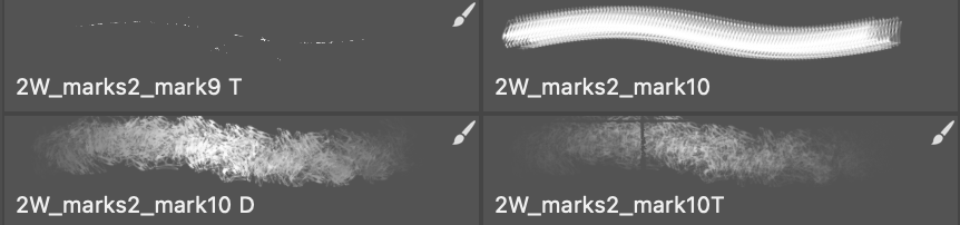 Marks Adobe  Photoshop Brush Set