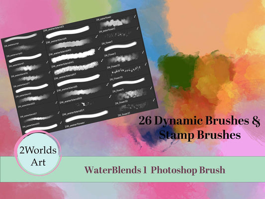 Waterblend Dynamic Photoshop Brushes
